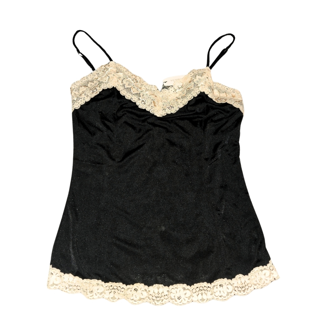 Y2K Victoria's Secret NWT Lace Trim Cami Tank, sz. S